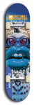 Buttugly Monsters #38: Blue Logo Skateboard Deck