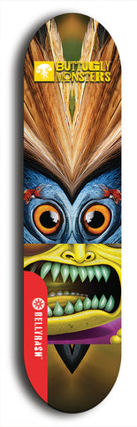 Buttugly Monsters #40: Red Logo Skateboard Deck
