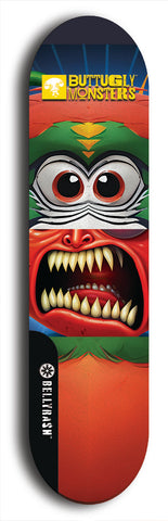 Buttugly Monsters #41: Black Logo Skateboard Deck