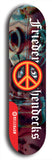 Friedenszeichen #10: Limited Edition, Red Logo Skateboard Deck