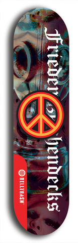 Friedenszeichen #10: Limited Edition, Red Logo Skateboard Deck