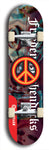Friedenszeichen #10: Limited Edition, Red Logo Skateboard Deck