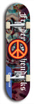 Friedenszeichen #10: Limited Edition, Blue Logo Skateboard Deck