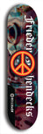 Friedenszeichen #10: Limited Edition, Black Logo Skateboard Deck