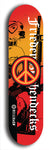 Friedenszeichen #2: Limited Edition, Blue Logo Skateboard Deck