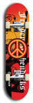 Friedenszeichen #2: Limited Edition, Black Logo Skateboard Deck