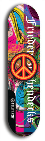 Friedenszeichen #3: Limited Edition, Black Logo Skateboard Deck