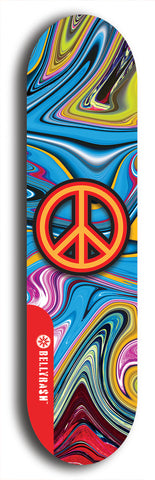 Friedenszeichen #4: Limited Edition, Red Logo Skateboard Deck