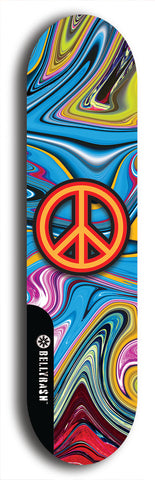Friedenszeichen #4: Limited Edition, Black Logo Skateboard Deck