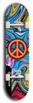 Friedenszeichen #4: Limited Edition, Black Logo Skateboard Deck