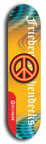 Friedenszeichen #5: Limited Edition, Red Logo Skateboard Deck