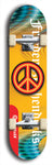 Friedenszeichen #5: Limited Edition, Red Logo Skateboard Deck