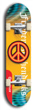 Friedenszeichen #5: Limited Edition, Red Logo Skateboard Deck
