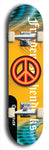 Friedenszeichen #5: Limited Edition, Black Logo Skateboard Deck