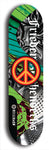 Friedenszeichen #7: Limited Edition, Black Logo Skateboard Deck