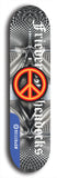 Friedenszeichen #8: Limited Edition, Blue Logo Skateboard Deck