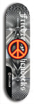 Friedenszeichen #8: Limited Edition, Black Logo Skateboard Deck