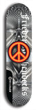 Friedenszeichen #8: Limited Edition, Black Logo Skateboard Deck