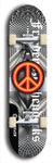 Friedenszeichen #8: Limited Edition, Black Logo Skateboard Deck