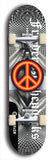 Friedenszeichen #8: Limited Edition, Black Logo Skateboard Deck