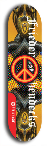 Friedenszeichen #9: Limited Edition, Red Logo Skateboard Deck