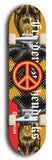 Friedenszeichen #9: Limited Edition, Red Logo Skateboard Deck