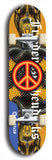 Friedenszeichen #9: Limited Edition, Blue Logo Skateboard Deck