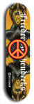 Friedenszeichen #9: Limited Edition, Black Logo Skateboard Deck