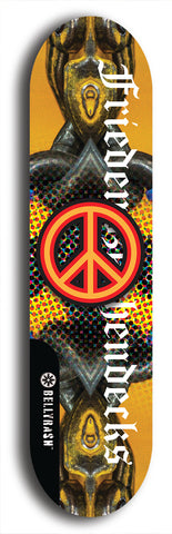 Friedenszeichen #9: Limited Edition, Black Logo Skateboard Deck