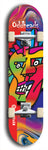 Oddheads #19: Red Logo Skateboard Deck