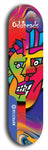 Oddheads #19: Blue Logo Skateboard Deck