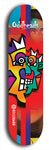 Oddheads #20: Red Logo Skateboard Deck