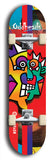 Oddheads #20: Red Logo Skateboard Deck
