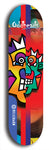 Oddheads #20: Blue Logo Skateboard Deck