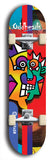 Oddheads #20: Blue Logo Skateboard Deck