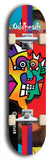 Oddheads #20: Black Logo Skateboard Deck
