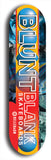 Blunt Blank #10: Limited Edition, Red Logo Skateboard Deck