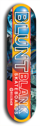 Blunt Blank #10: Limited Edition, Red Logo Skateboard Deck
