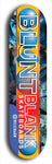 Blunt Blank #10: Limited Edition, Blue Logo Skateboard Deck