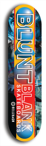 Blunt Blank #10: Limited Edition, Black Logo Skateboard Deck