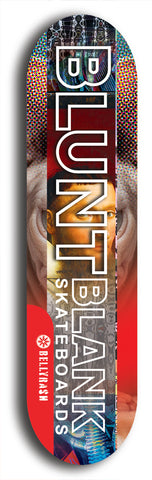 Blunt Blank #11: Limited Edition, Red Logo Skateboard Deck