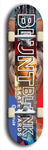 Blunt Blank #11: Limited Edition, Blue Logo Skateboard Deck