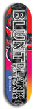Blunt Blank #12: Limited Edition, Blue Logo Skateboard Deck