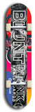 Blunt Blank #12: Limited Edition, Blue Logo Skateboard Deck