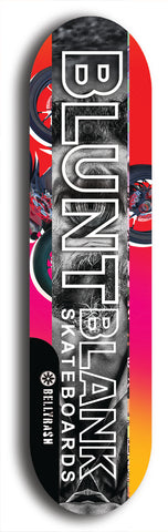Blunt Blank #12: Limited Edition, Black Logo Skateboard Deck
