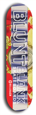 Blunt Blank #13: Limited Edition, Red Logo Skateboard Deck