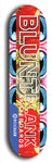 Blunt Blank #14: Limited Edition, Blue Logo Skateboard Deck