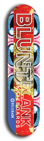 Blunt Blank #14: Limited Edition, Blue Logo Skateboard Deck