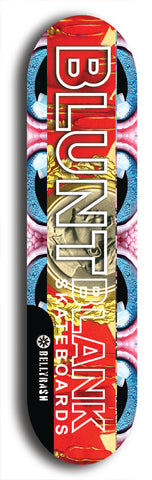 Blunt Blank #14: Limited Edition, Black Logo Skateboard Deck