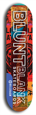 Blunt Blank #15: Limited Edition, Blue Logo Skateboard Deck
